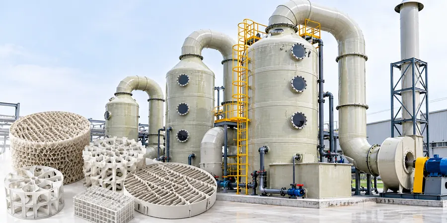 Scrubbers — FRP application for vinyl ester resin
